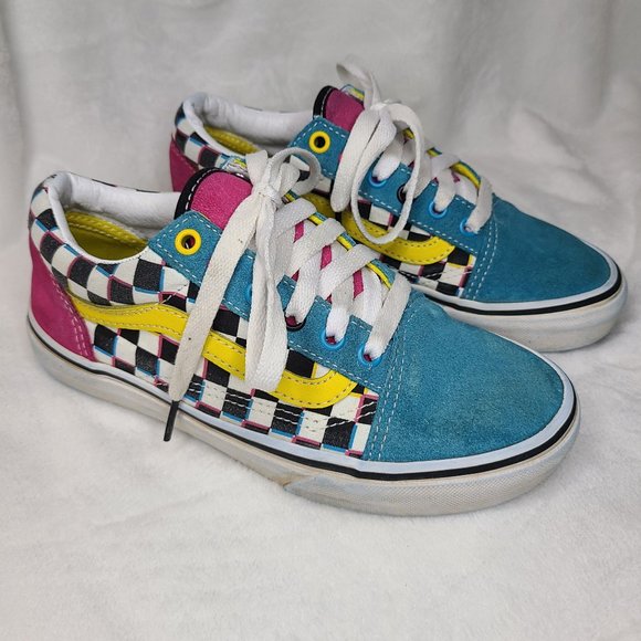 vans old skool crazy checks